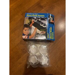 Vintage 1990 Y2K 90ies safety first stove knob covers new in pack, pack of 4